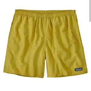Patagonia Mustard Yellow Swim Trunks Size XXL